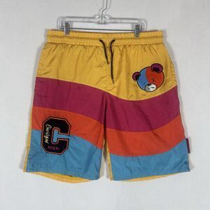 Civilized Athletic Shorts Mens 2XL Graphic Bear Embroidered Skate Lifestyle